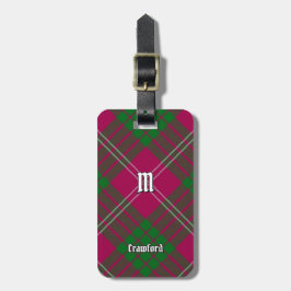 Para Maletas Etiqueta de equipaje de Clan Crawford Tartan