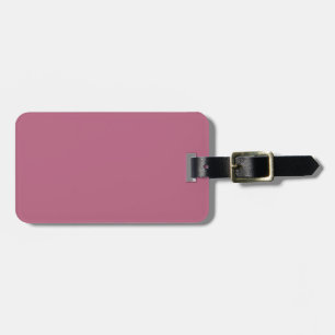 Para Maletas Etiqueta de equipaje de color marrón y malva rosa 