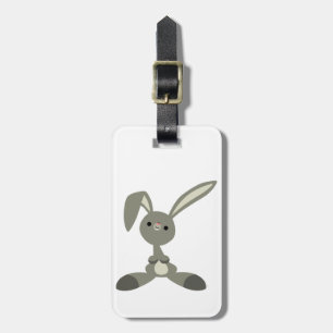 Para Maletas Etiqueta de equipaje de conejo Personalizado curio