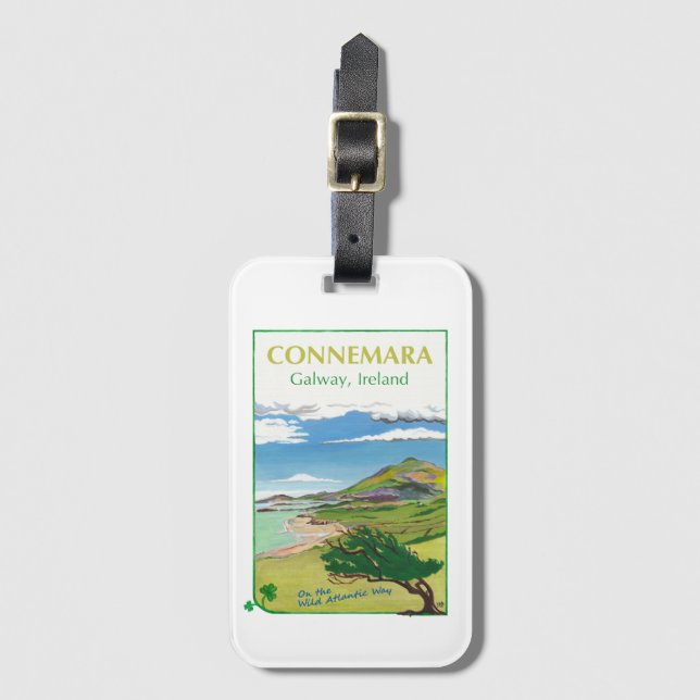 Para Maletas Etiqueta de equipaje de Connemara (Anverso vertical)