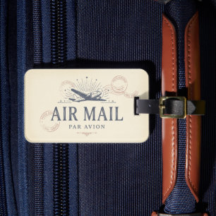 Para Maletas Etiqueta de equipaje de correo aéreo vintage