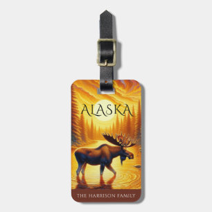 Para Maletas Etiqueta de equipaje de crucero por Alaska