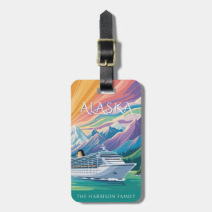Para Maletas Etiqueta de equipaje de crucero por Alaska