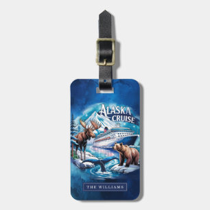 Para Maletas Etiqueta de equipaje de crucero por Alaska