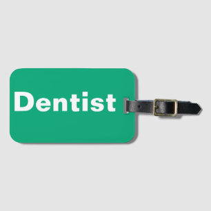 Para Maletas Etiqueta de equipaje de dentista