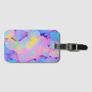 Para Maletas Etiqueta de equipaje de diseño de vibrante Pastel
