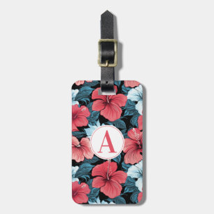Para Maletas Etiqueta de equipaje de flores hawaianas