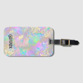 Para Maletas etiqueta de equipaje de foto mineral opal