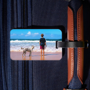 Para Maletas Etiqueta de equipaje de fotos personalizado con tu