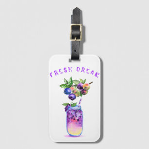 Para Maletas Etiqueta de equipaje de frutas de bebida Guay de j