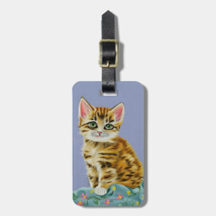 Para Maletas Etiqueta de Equipaje de Gato