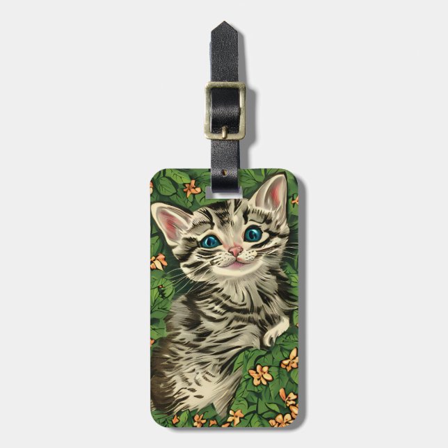 Para Maletas Etiqueta de Equipaje de Gato (Frente Vertical)