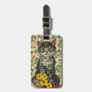 Para Maletas Etiqueta de Equipaje de Gato