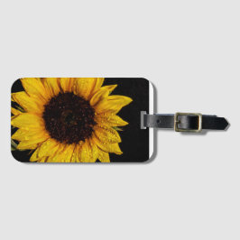 Para Maletas Etiqueta de equipaje de girasol