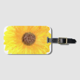 Para Maletas Etiqueta de equipaje de girasol gigante