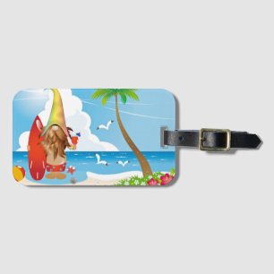 Para Maletas Etiqueta de equipaje de Gnome Beach