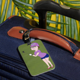 Para Maletas Etiqueta de equipaje de Golfer