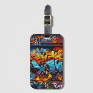 Para Maletas Etiqueta de equipaje de graffiti