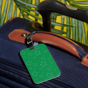 Para Maletas Etiqueta de equipaje de Green Stars