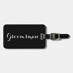 Para Maletas Etiqueta de equipaje de Groomsman