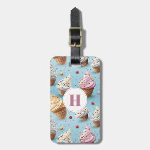 Para Maletas Etiqueta de equipaje de helado