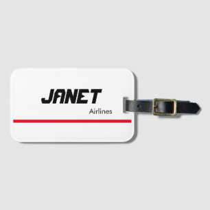 Para Maletas Etiqueta de equipaje de Janet Airlines