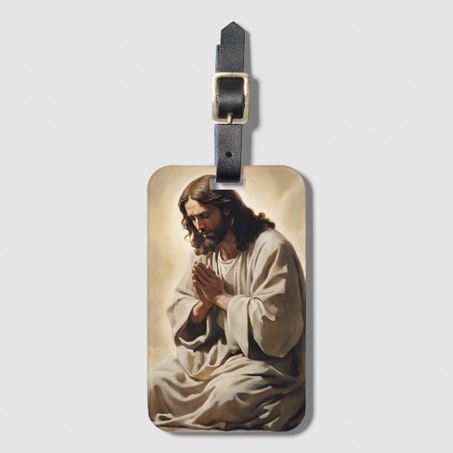 Para Maletas Etiqueta de equipaje de Jesús (Anverso vertical)