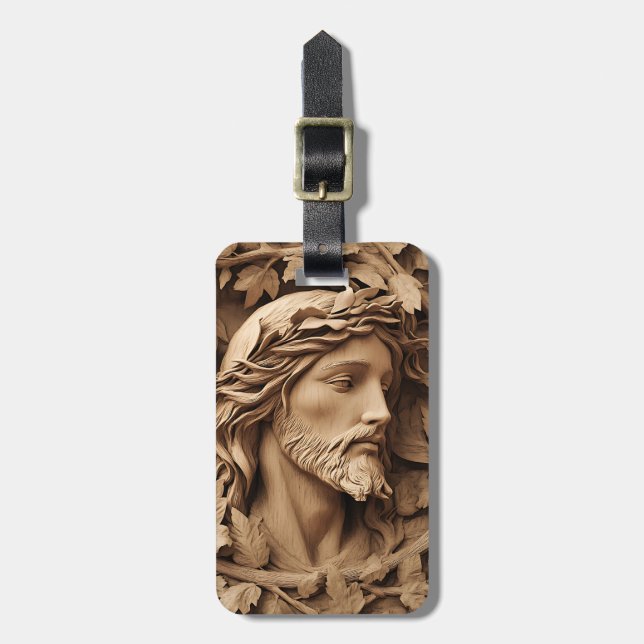 Para Maletas Etiqueta de equipaje de Jesús (Frente Vertical)