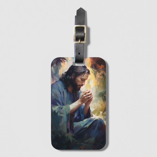 Para Maletas Etiqueta de equipaje de Jesús (Anverso vertical)