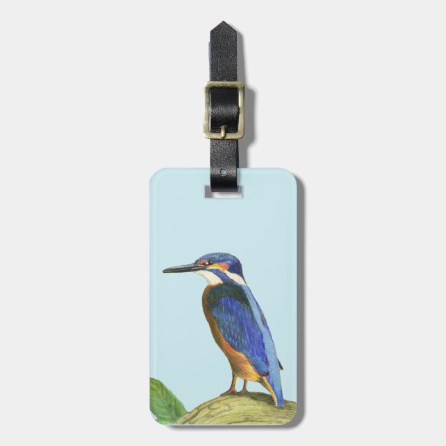 Para Maletas Etiqueta de equipaje de Kingfisher (Frente Vertical)