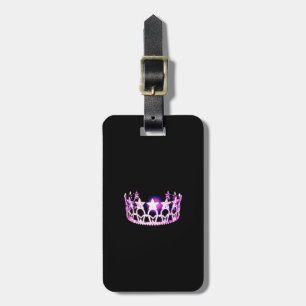 Para Maletas Etiqueta de equipaje de la corona de orquídeas de