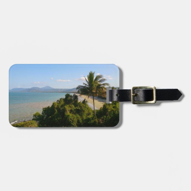 Para Maletas Etiqueta de equipaje de la playa de Cairns (Frente Horizontal)