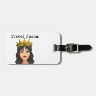 Para Maletas Etiqueta de equipaje de la Reina de viajes
