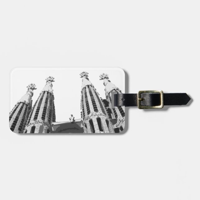 Para Maletas Etiqueta de equipaje de La Sagrada Familia (Frente Horizontal)