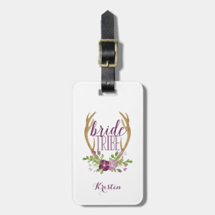 Para Maletas Etiqueta de equipaje de la tribu Boho Bride