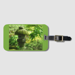 Para Maletas Etiqueta de equipaje de Lantern en el jardín japon