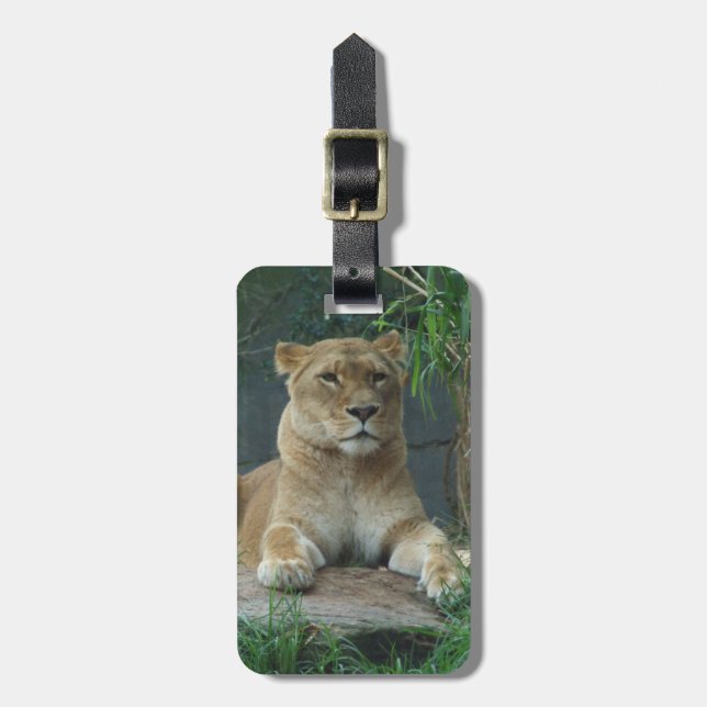 Para Maletas Etiqueta de equipaje de Lioness (Frente Vertical)
