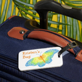 Para Maletas Etiqueta de equipaje de mariposa