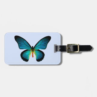 Para Maletas Etiqueta de equipaje de mariposa azul