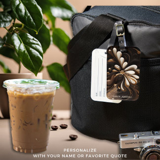 Para Maletas Etiqueta de equipaje de Mocha y Coffee Cream Lover