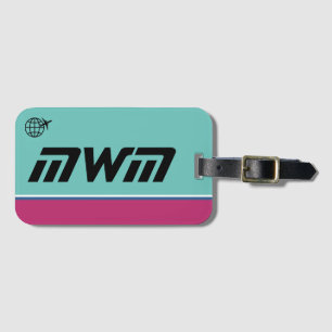 Para Maletas Etiqueta de equipaje de monogramo