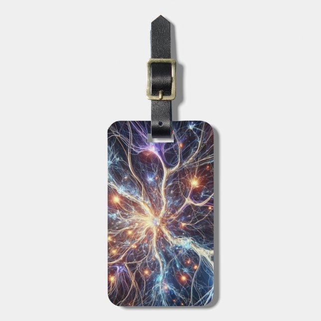 Para Maletas Etiqueta de equipaje de neuronas (Frente Vertical)