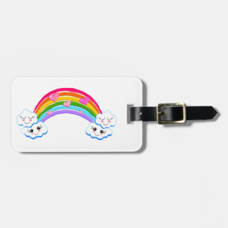 Para Maletas Etiqueta de equipaje de nubes de arco iris