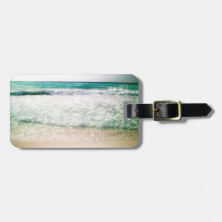 Para Maletas Etiqueta de equipaje de olas del océano