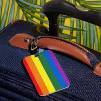 Para Maletas Etiqueta de equipaje de orgullo de arcoíris LGBT