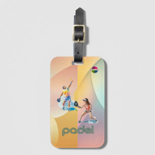 Para Maletas Etiqueta de Equipaje de Pádel: Colección de Estilo