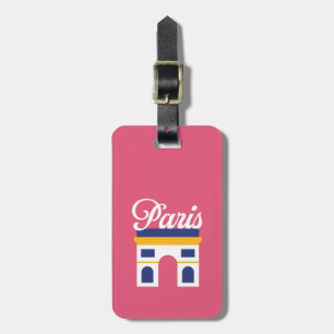 Para Maletas Etiqueta de equipaje de París