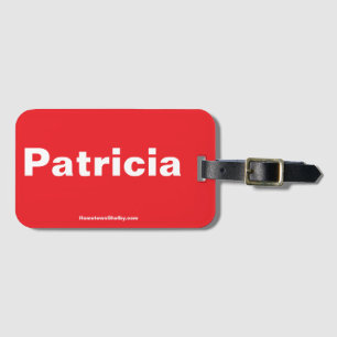 Para Maletas Etiqueta de equipaje de Patricia