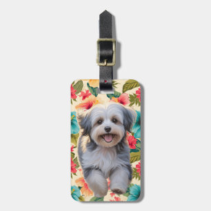 Para Maletas Etiqueta de equipaje de perro Havanese