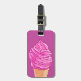 Para Maletas Etiqueta de equipaje de personalizado de helado